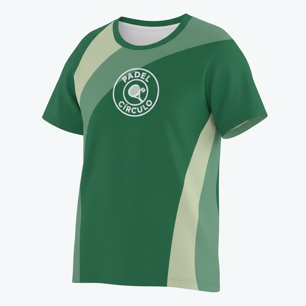 Green Pattern Padel Sports top
