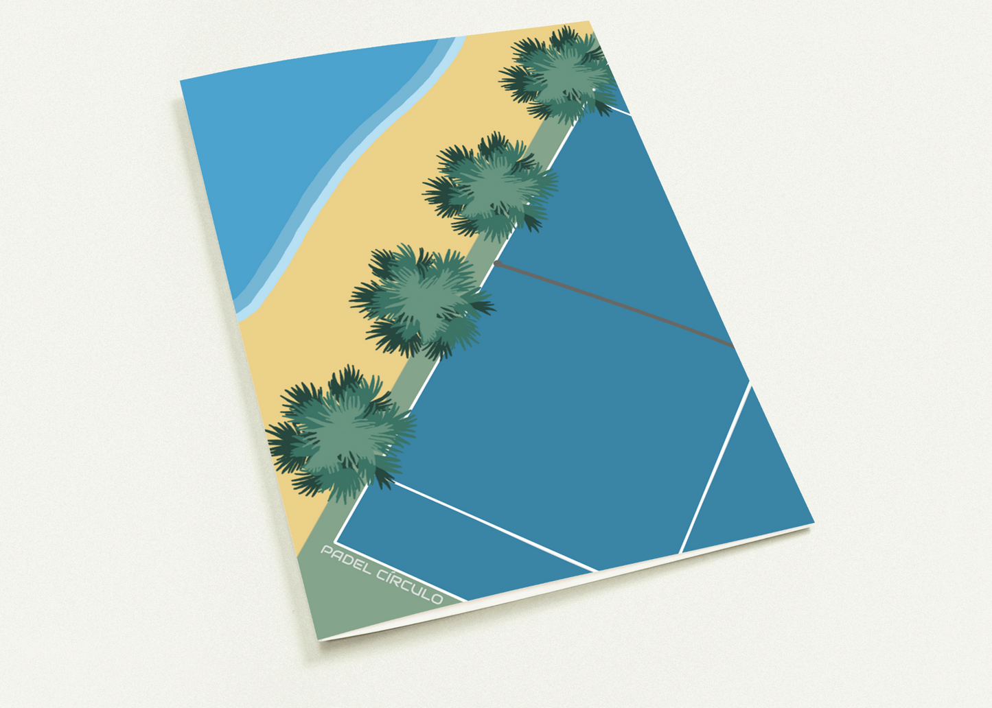 Padel Card Beach Design