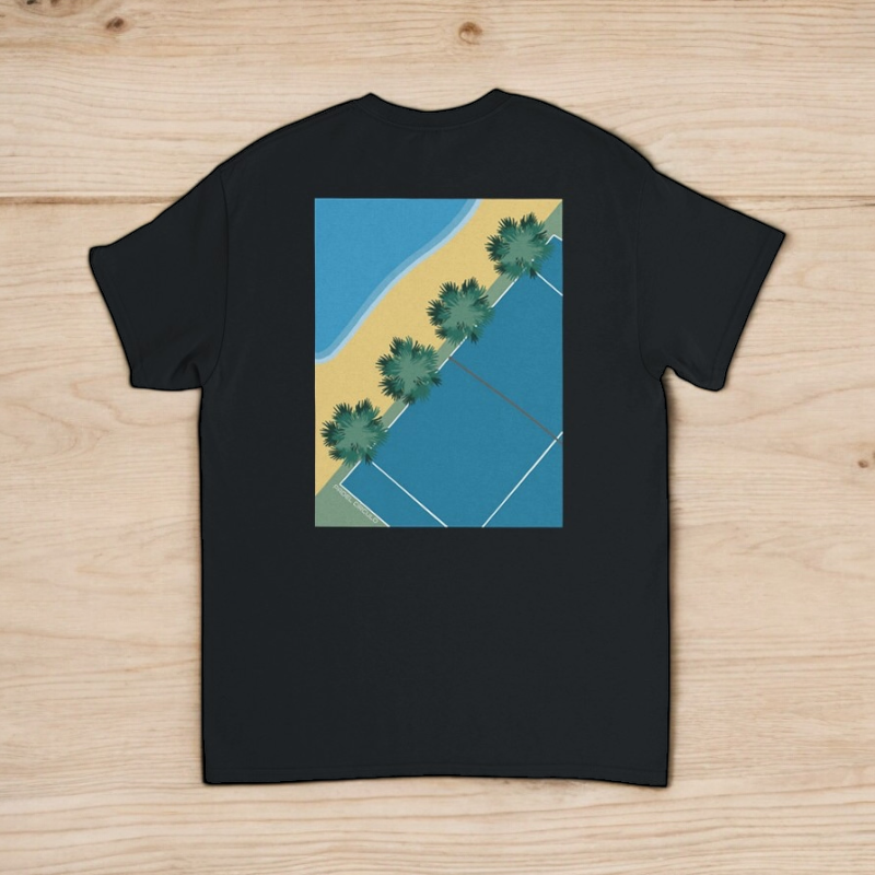 Beach Side Padel Court Tshirt