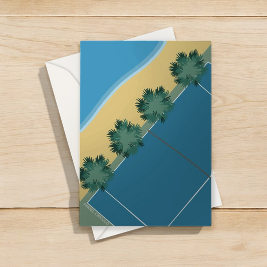 Padel Card Beach Design