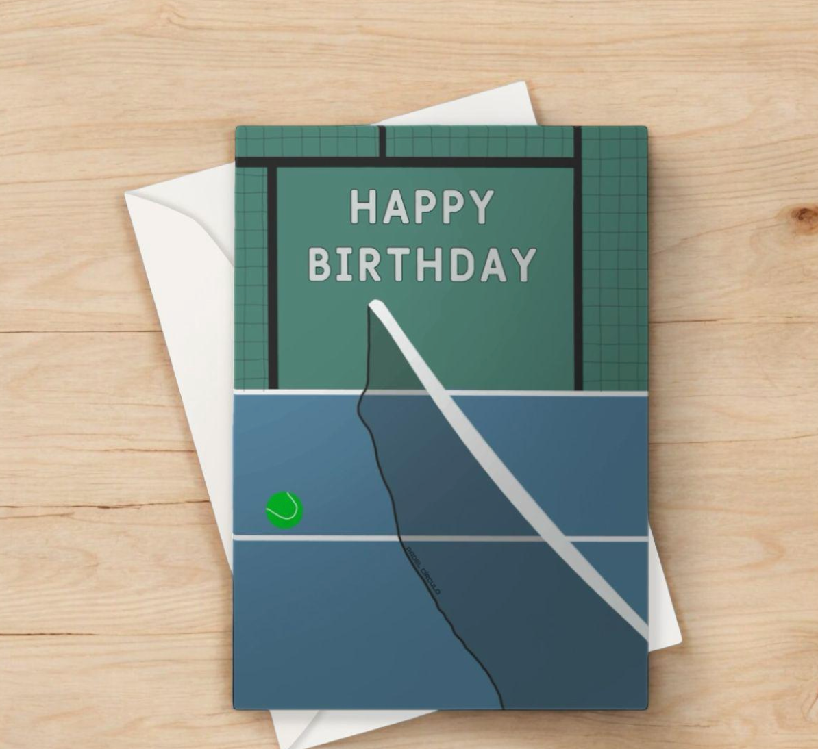 Padel Birthday Card