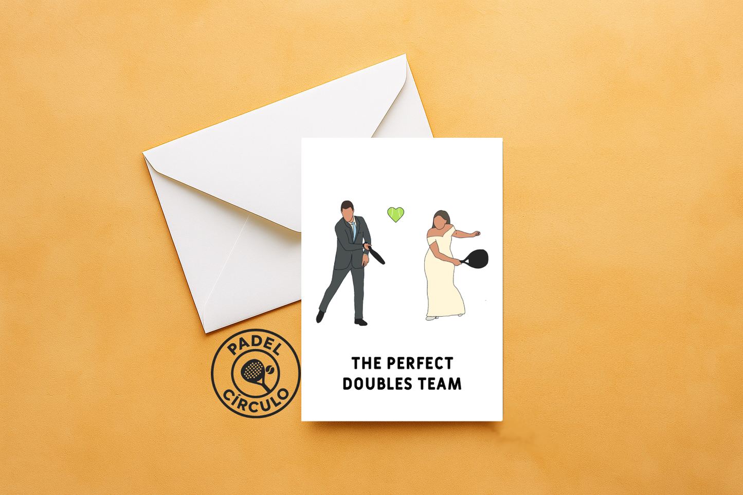 Wedding Padel Card