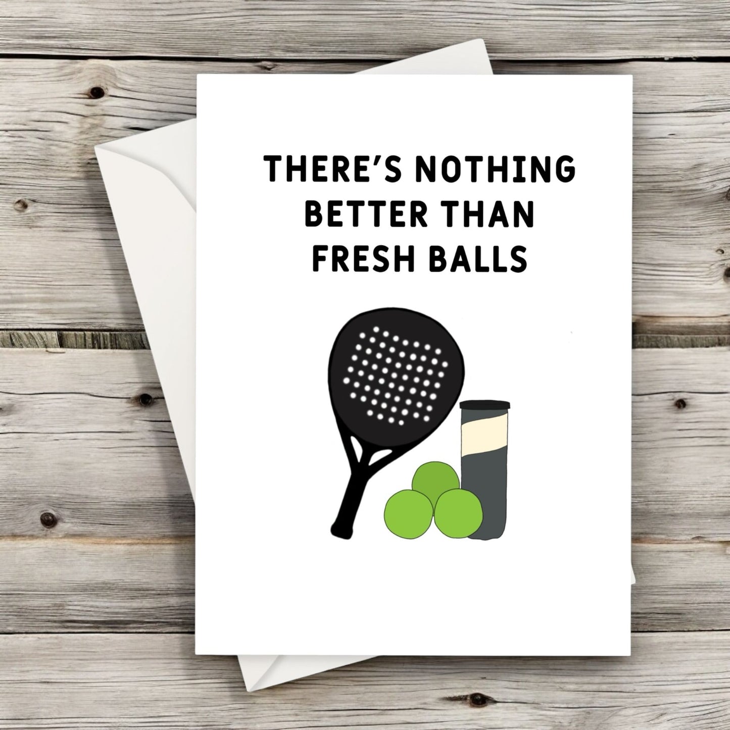 Padel Valentine Fresh Balls Card