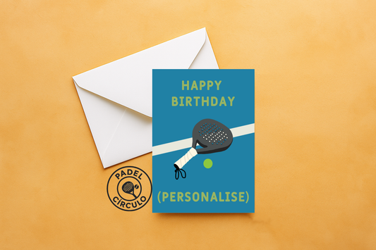 Birthday Padel Card