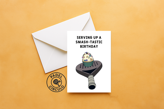 Cupcake Birthday Padel Card