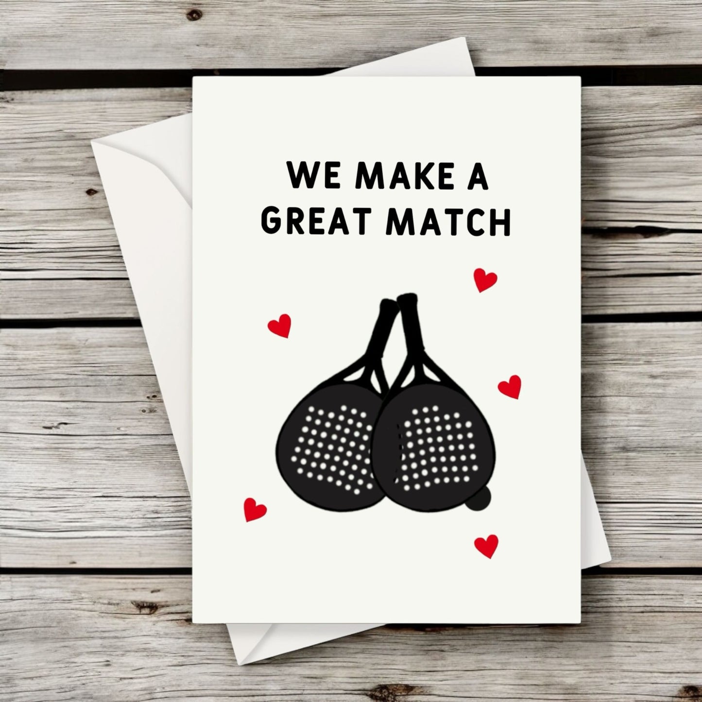 Padel Valentine Card