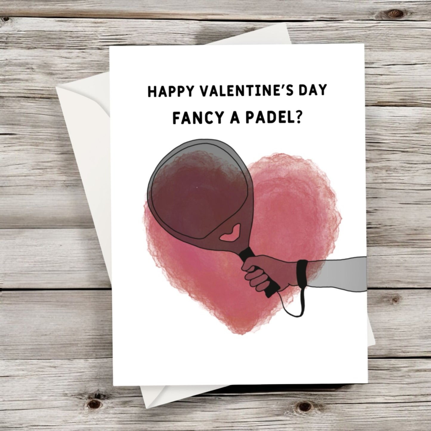 Padel Valentine Card - Fancy A Padel?